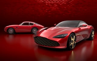 Картинка Aston Martin, Астон Мартин, спорткар, машины, машина, тачки, авто, автомобиль, транспорт, красный