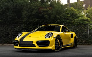 Картинка Porsche, Порше, машины, машина, тачки, авто, автомобиль, транспорт, желтый