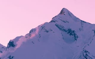 Картинка горы, гора, природа, вершина, зима, снег