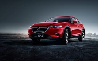 Картинка Mazda, Мазда, машины, машина, тачки, авто, автомобиль, транспорт, кроссовер, красный