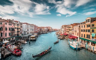 Картинка Венеция, Италия, город, города, здания, старинный
