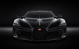 Картинка Bugatti, машины, машина, тачки, авто, автомобиль, транспорт, вид спереди, спереди, черный