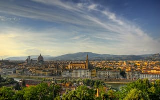 Картинка Флоренция, Италия, город, города, здания