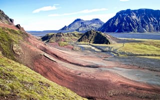Картинка Исландия, горы, гора, природа, скала, пейзаж