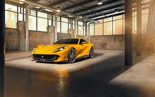 Картинка Ferrari, Superfast, Феррари, люкс, дорогая, машины, машина, тачки, авто, автомобиль, транспорт, желтый
