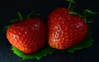 Картинка клубника, ягода, ягоды, фрукты, фрукт, макро, крупный план