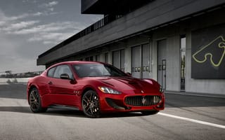 Картинка Maserati GranTurismo, Maserati, GranTurismo, Мазерати, машины, машина, тачки, авто, автомобиль, транспорт, красный