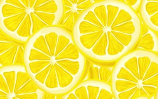 Картинка лимон, цитрус, фрукт, кислый, фрукты, ломтик