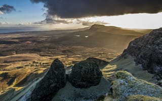 Картинка bioda buidhe, scotland, mountain, lake, cloud
