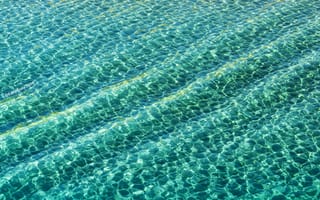 Картинка лето, океан, волны, песок, вода, бирюза, прозрачная, дно