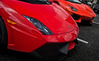 Картинка Lamborghini, ламборгини, LP570-4, Super Trofeo Stradale, гайардо, оранжевый, gallardo, красный, авентадор, aventador