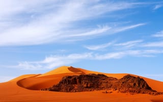 Картинка пустыня, песок, песчаный, дюна, засушливый, холм, бархан, природа, облака, туча, облако, тучи, небо
