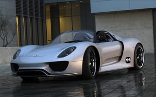 Картинка porsche, рендер, 918