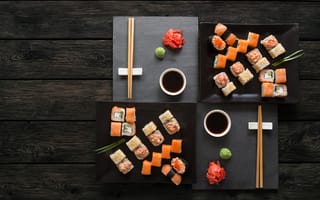 Картинка суши, блюдо, азиатское, соевый соус, палочки, еда, вкусная
