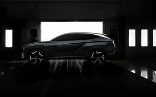 Картинка Hyundai, Vision, машины, машина, тачки, авто, автомобиль, транспорт, вид сбоку, сбоку, amoled, амолед, черный