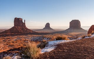 Картинка Пустыня Навахо, Мохаве, пустыня, скала, пейзаж, Аризона, США, горы, гора, природа