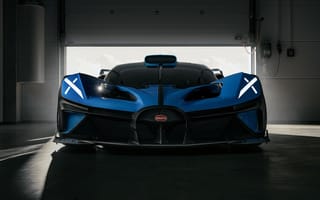 Картинка Bugatti Bolide, Bugatti, Bolide, Бугатти, машины, машина, тачки, авто, автомобиль, транспорт, вид спереди, спереди, гараж, синий