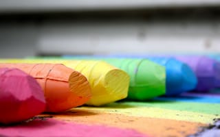 Картинка карандаш, пастель, разные, цветной, разноцветный, цвета