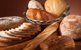 Картинка хлеб, ломоть, батон, буханка, еда, вкусная