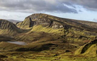 Картинка Шотландия, горы, гора, природа, скала, пейзаж, холм