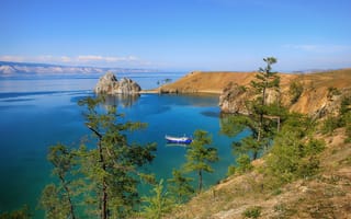 Картинка Байкал, Россия, озера, озеро, природа, вода, пейзаж