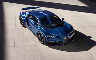 Картинка Bugatti Chiron, Bugatti, Chiron, машины, машина, тачки, авто, автомобиль, транспорт, спорткар, спортивная машина, спортивное авто, синий