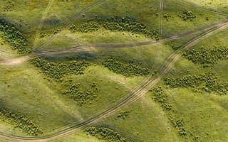 Картинка поле, аэросъемка, съемка с дрона, сверху, c воздуха, природа