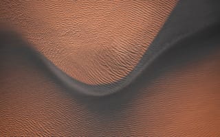 Картинка пустыня, песок, природа, сверху, c воздуха, аэросъемка, съемка с дрона