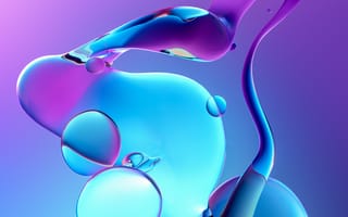 Картинка абстрактные, абстракция, вода, жидкость, жидкий, фиолетовый