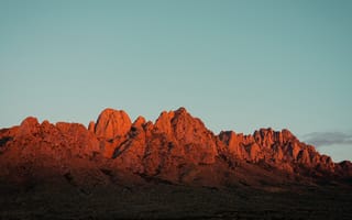 Картинка горы, гора, природа, скала, вечер, закат, заход
