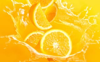 Картинка апельсин, цитрус, фрукт, фрукты, сок, напиток, брызги, всплеск, оранжевый