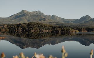 Картинка озера, озеро, природа, вода, пейзаж, гора, отражение