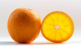 Обои еда, макро, апельсин