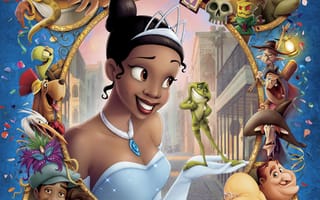 Картинка The Princess and the Frog, Disney Enterprises, Дисней, Princess Tiana, принцесса, персонажи, мультфильм