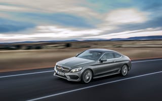 Картинка Mercedes-Benz, мерседес, 2015, Coupe, C205, AMG, C-Klasse
