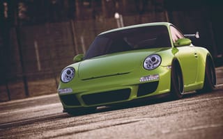 Картинка Porsche, дорога, GT3, 911, асфальт
