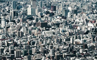 Картинка Япония, город, здания, мегаполис