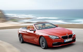 Картинка красный, BMW, автомобиль, кабриолет, 2015