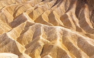 Картинка США, Zabriskie point, Калифорния, горы, долина смерти, пустыня