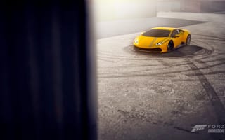 Картинка Lamborghini, Game, Forza, Huracan, Horizon 2, Yellow, One, Xbox, 360