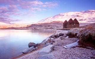 Картинка небо, озеро, природа, Loch Assynt, Шотландия, Scottish