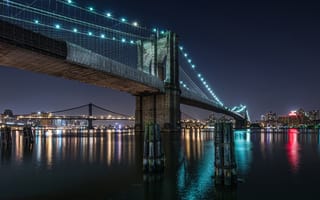 Картинка Brooklyn, город, мост