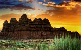 Картинка Долина гоблинов, каньон, пустыня, скалы