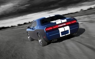 Картинка Dodge, SRT8, Inaugural Edition, Challenger, передняя часть, blue, 392
