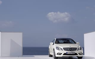 Картинка mercedes-benz, white, e500