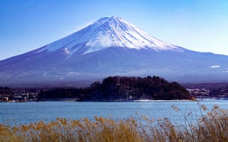 Картинка гора, Fuji, вулкан, пейзаж, Япония