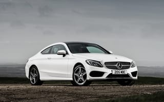 Картинка C205, C-Class, Coupe, Mercedes-Benz, AMG, белый, мерседес