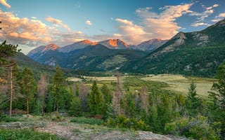 Картинка Fall River Road, горы, Colorado, лес, Rocky Mountain National Park, природа