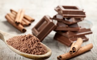 Картинка chocolate, какао, шоколад, сладости, корица