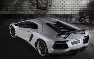 Картинка Lamborghini, novitec, white, aventador, tuning
